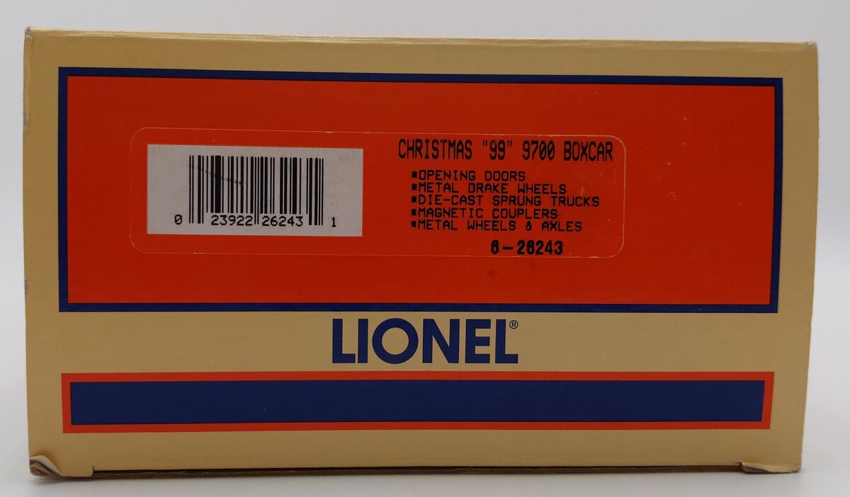 Lionel 6-26243 O Gauge Christmas 