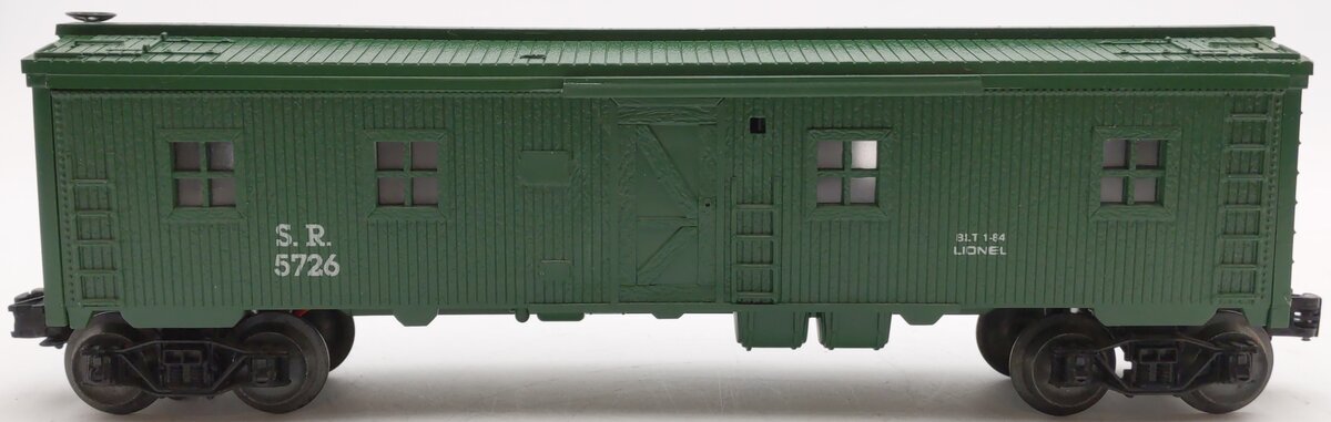 Lionel 6-5726 O Gauge Southern Bunk Car with Illumination #5726 EX/Box