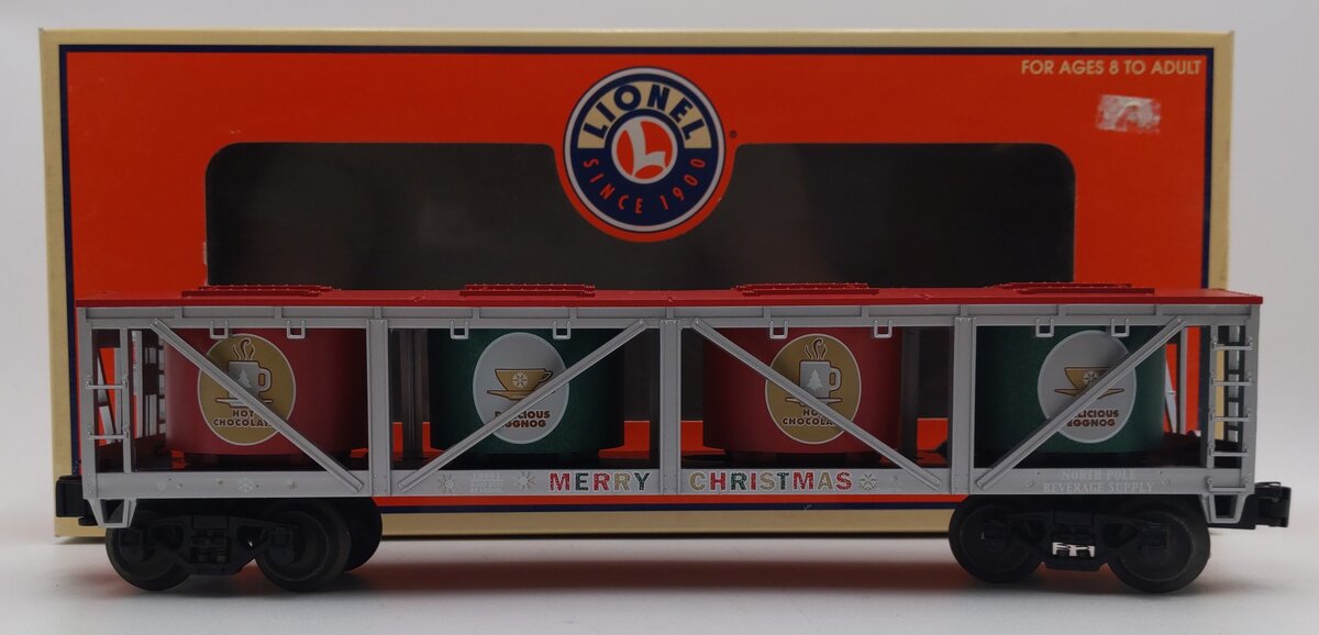 Lionel 6-19491 O Gauge Christmas Vat Car LN/Box