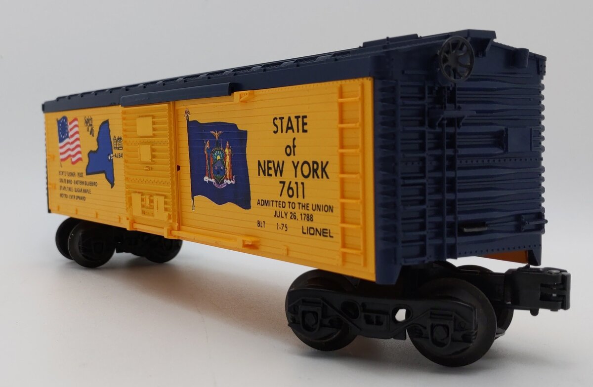Lionel 6-7611 O Gauge State of New York Boxcar #7611 LN/Box