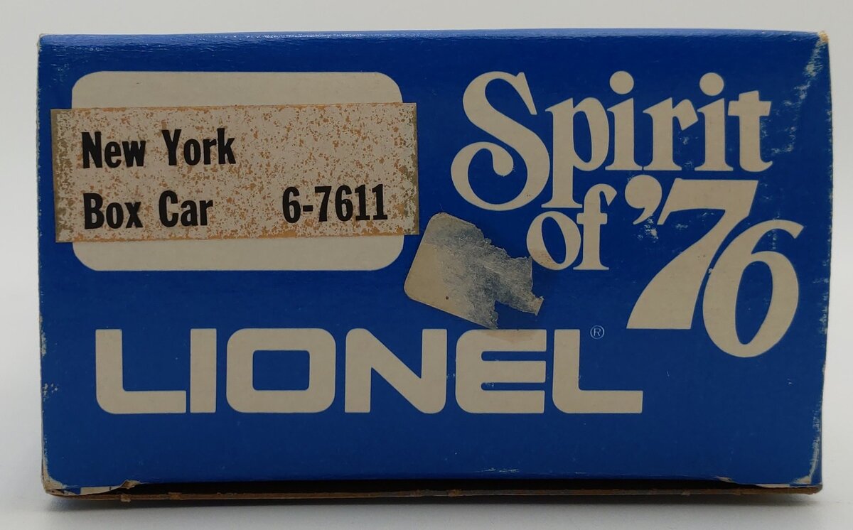Lionel 6-7611 O Gauge State of New York Boxcar #7611 LN/Box