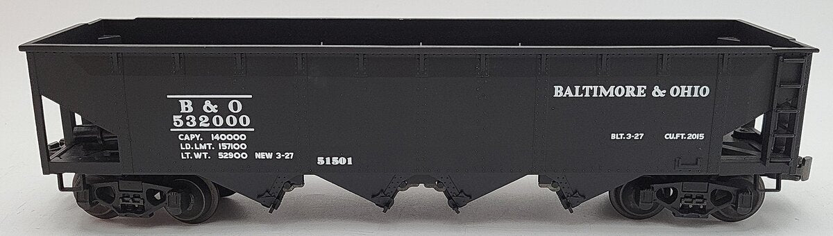 Lionel 6-51501 O Gauge Baltimore & Ohio Semi-Scale Diecast Hopper Car #532000 EX/Box