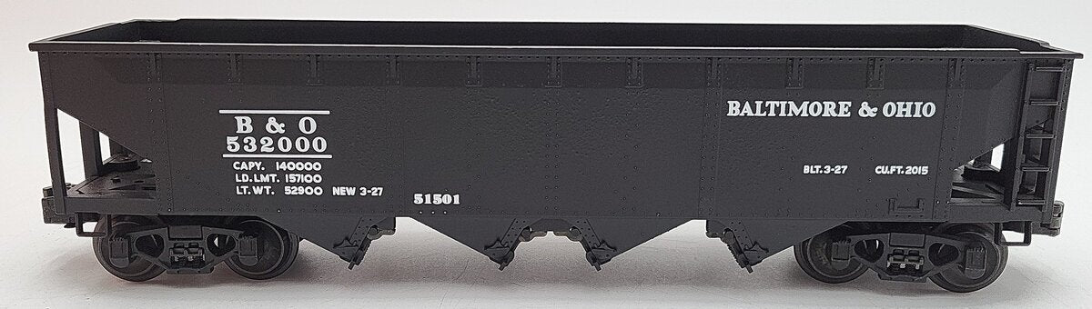Lionel 6-51501 O Gauge Baltimore & Ohio Semi-Scale Diecast Hopper Car #532000 EX/Box