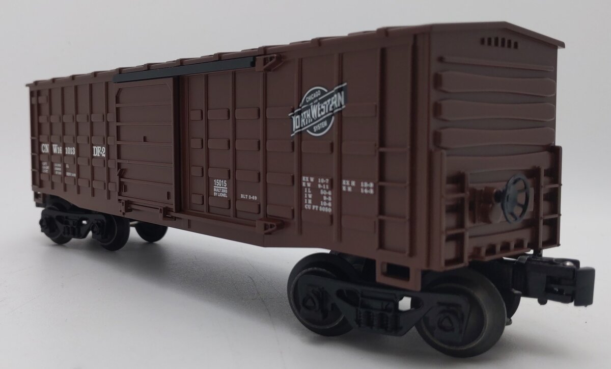 Lionel 6-15015 O Gauge Chicago & North Western Waffle Boxcar #161013 LN