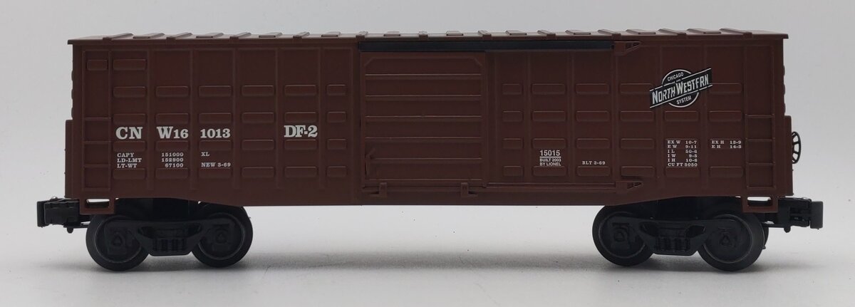 Lionel 6-15015 O Gauge Chicago & North Western Waffle Boxcar #161013 LN