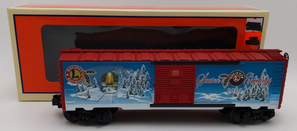 Lionel 6-39332 O Gauge 2010 Christmas Boxcar LN/Box