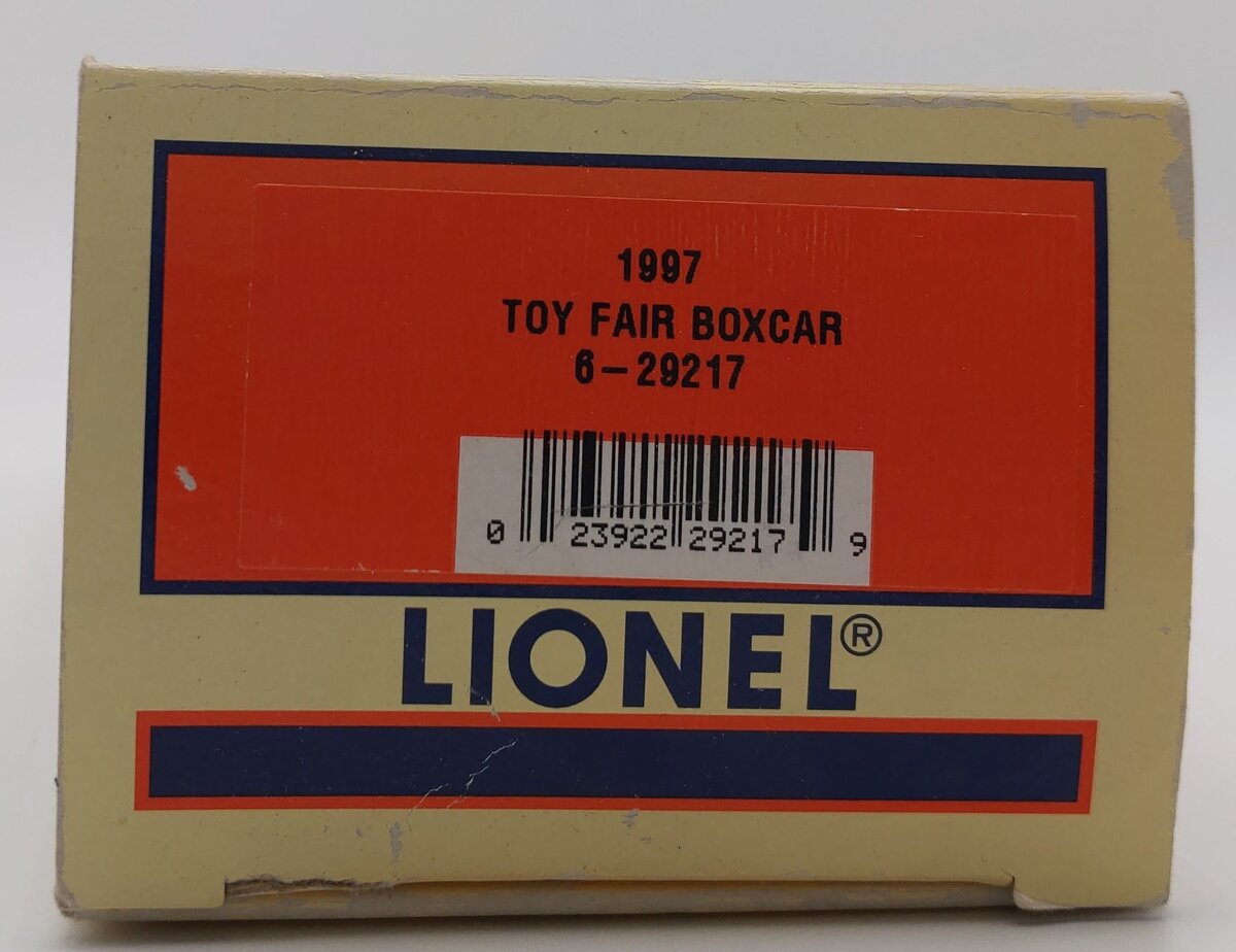 Lionel 6-29217 O Gauge 1997 Toy Fair Airex Boxcar LN/Box