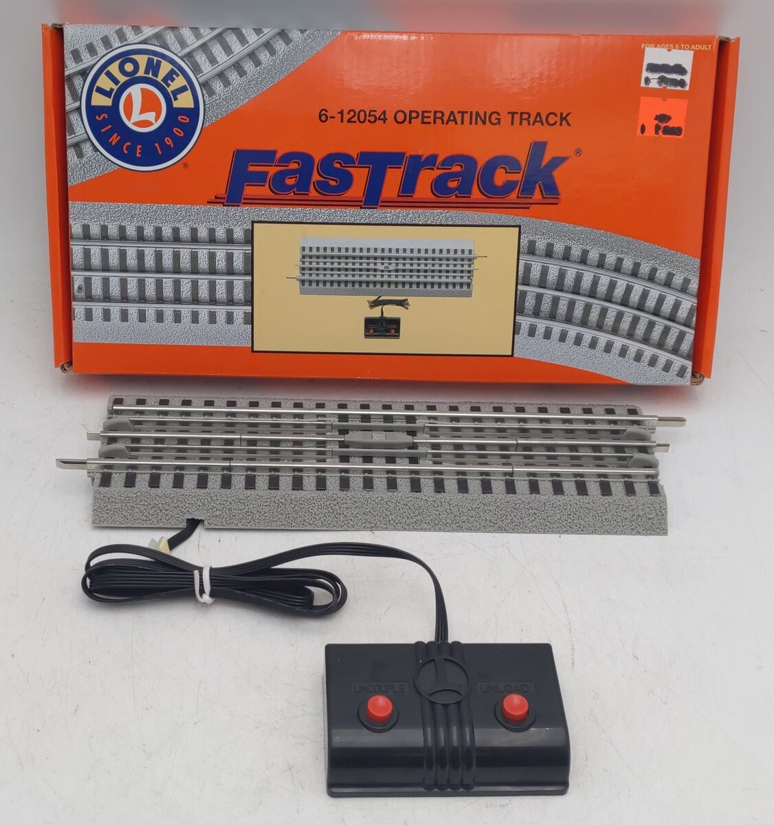 Lionel 6-12054 O Gauge FasTrack Operating Track Section LN/Box