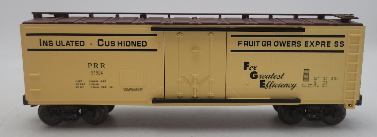 Lionel 6-17317 O Gauge Pennsylvania Refrigerator Car #91904 EX/Box
