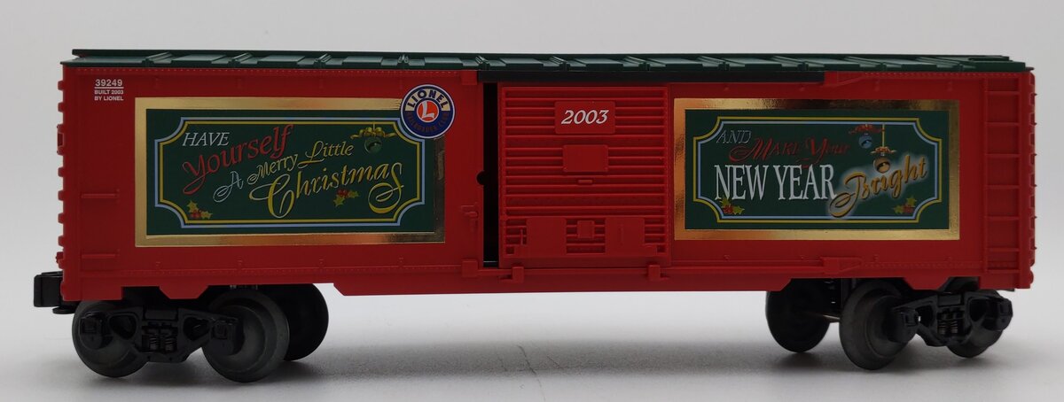 Lionel 6-39249 O Gauge 2003 LRRC Christmas Box Car #2003 LN/Box