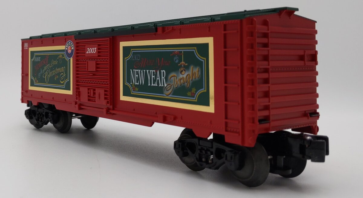 Lionel 6-39249 O Gauge 2003 LRRC Christmas Box Car #2003 LN/Box
