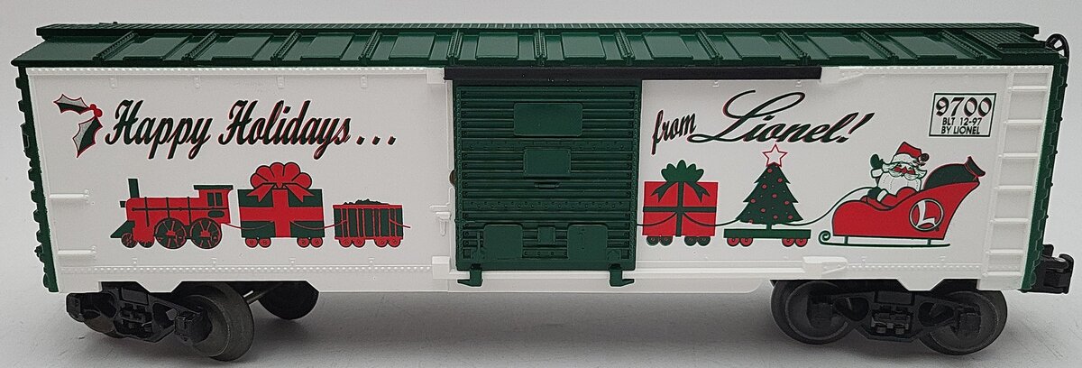 Lionel 6-16273 O Gauge Autographed Happy Holidays Boxcar - RARE LN/Box