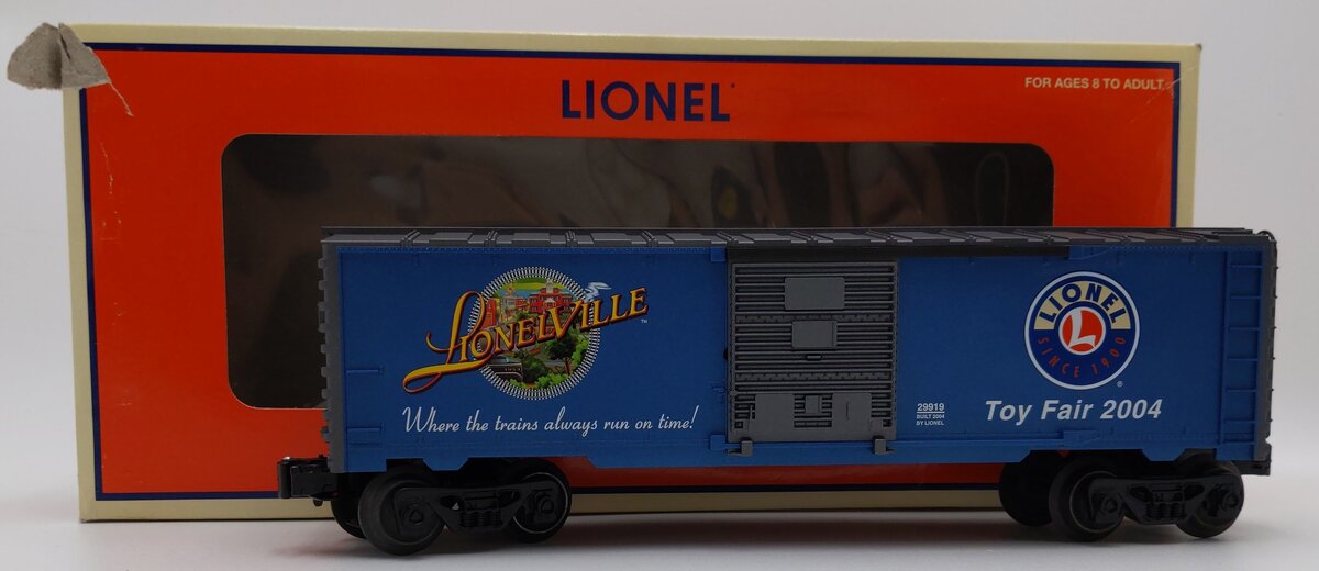 Lionel 6-29919 O Gauge Toy Fair 2004 Boxcar LN/Box