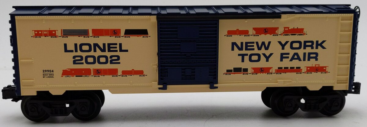 Lionel 6-29904 O Gauge 2002 Toy Fair Boxcar LN/Box