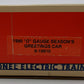 Lionel 6-19910 O Gauge 1990 Seasons Greetings Box Car LN/Box