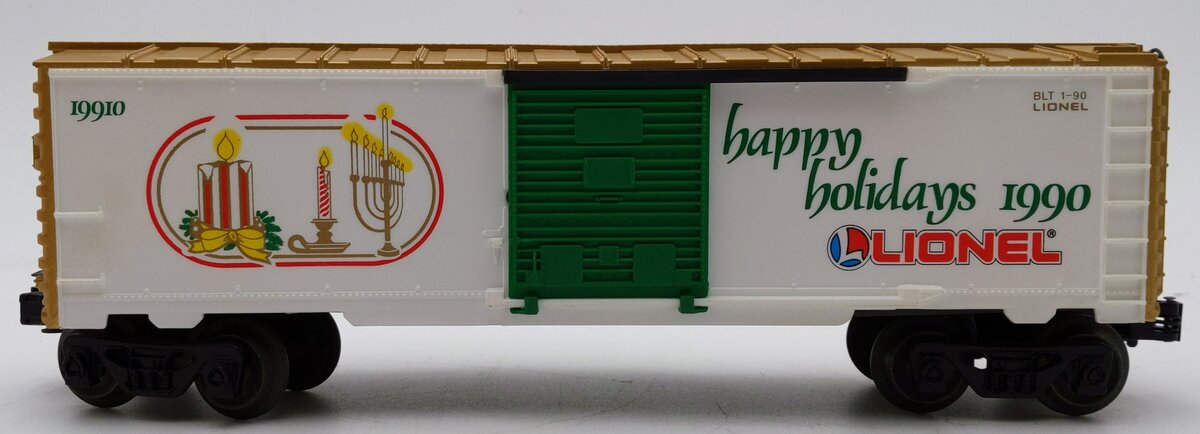 Lionel 6-19910 O Gauge 1990 Seasons Greetings Box Car LN/Box