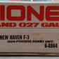 Lionel 6-8864 O Gauge New Haven F3 Non-Powered B-Unit Diesel Engine EX/Box