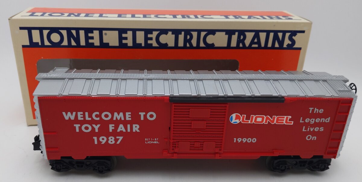 Lionel 6-19900 O Gauge1987 Toy Fair Boxcar LN/Box