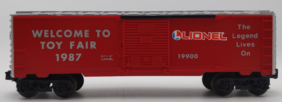 Lionel 6-19900 O Gauge1987 Toy Fair Boxcar LN/Box