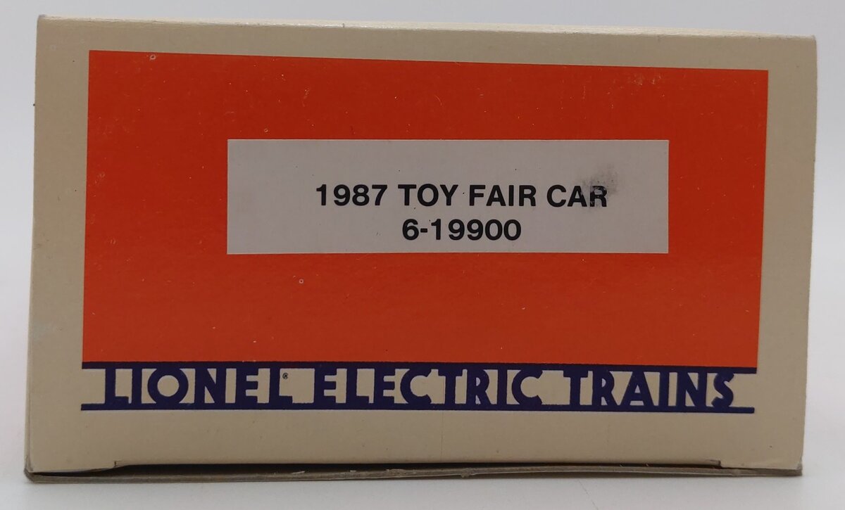 Lionel 6-19900 O Gauge1987 Toy Fair Boxcar LN/Box