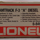 Lionel 6-8466 O Gauge Amtrak F3 A Powered Diesel Locomotive EX/Box