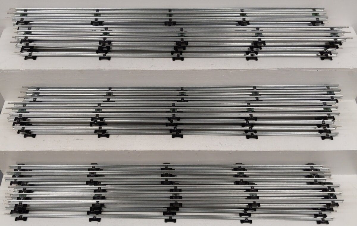Menards MC88014 O Gauge 30" Straight Track Sections (24) LN/Box