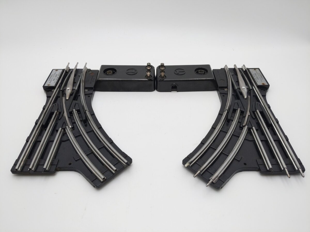 Lionel O22 Vintage O Left-Hand & Right-Hand Remote Control Switches (Pair of 2) VG