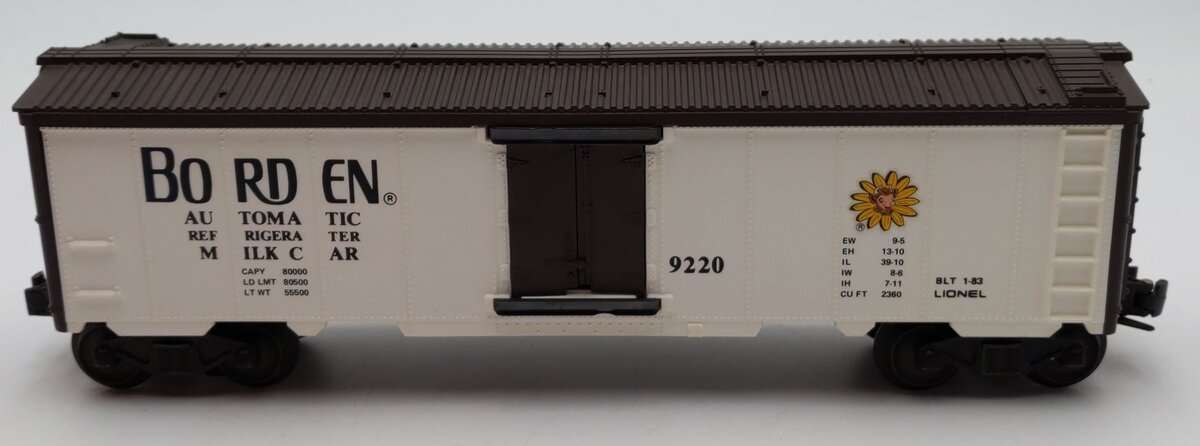 Lionel 6-9220 O Gauge Borden Operating Milk Car #9220 with Platform EX/Box