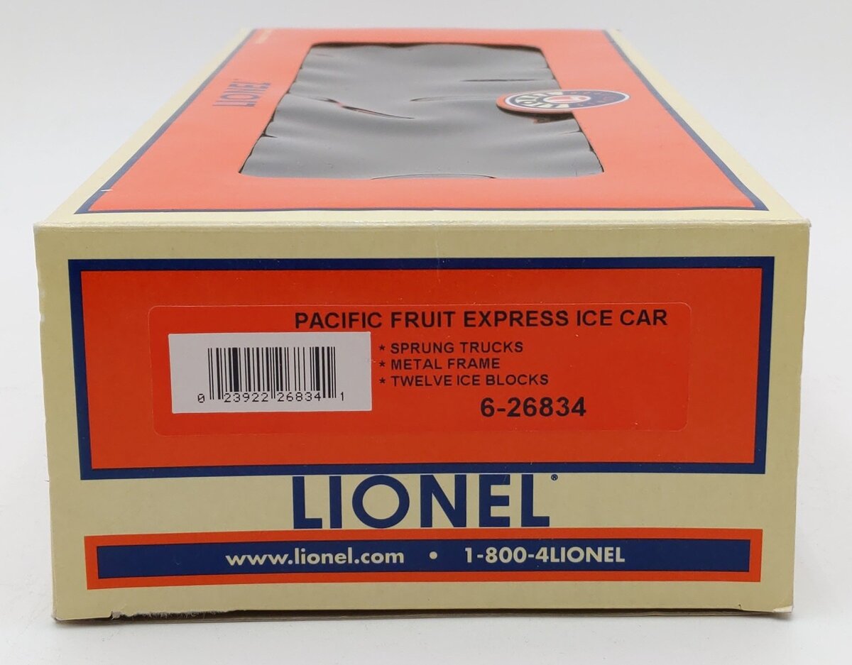 Lionel 6-26834 O Gauge Southern Pacific Pacific Fruit Express Ice Car #20042 LN/Box