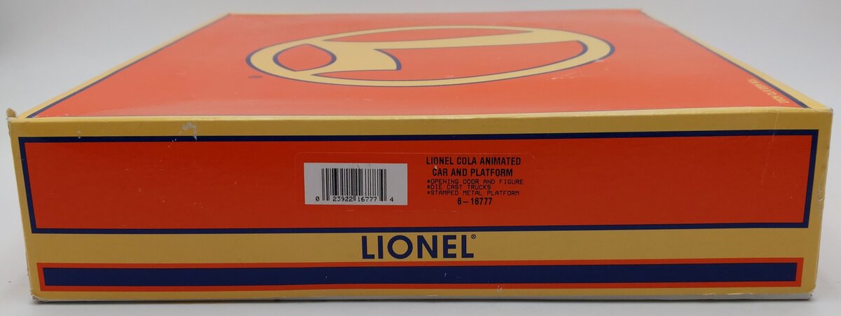 Lionel 6-16777 O Gauge Lionel Cola Operating Car and Platform LN/Box