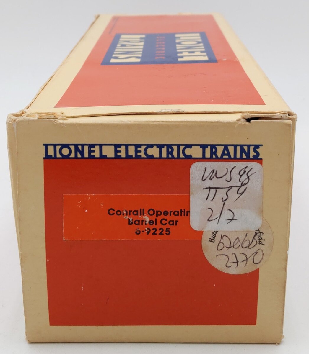 Lionel 6-9225 O Gauge Conrail Operating Barrel Car #9225 LN/Box