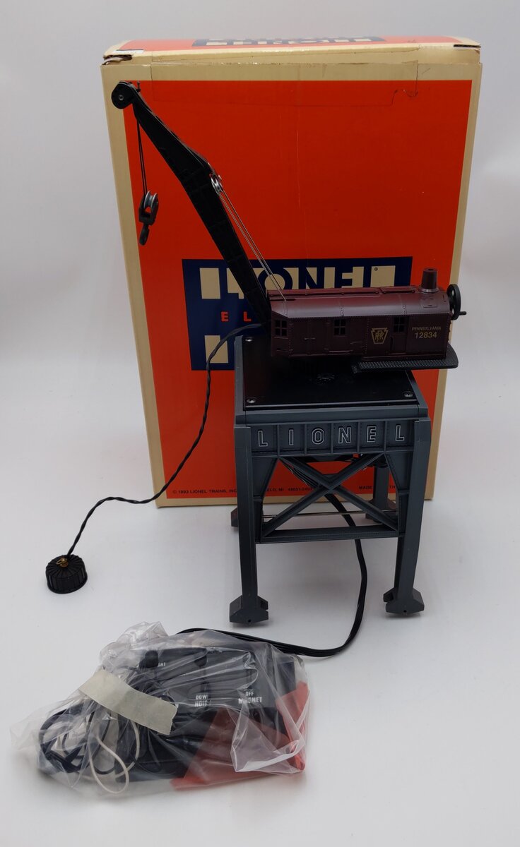 Lionel 6-12834 O Gauge Pennsylvania Railroad Gantry Crane EX/Box