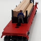 Lionel 6-36815 O Santa Fe Moe & Joe Operating Flatcar LN/Box