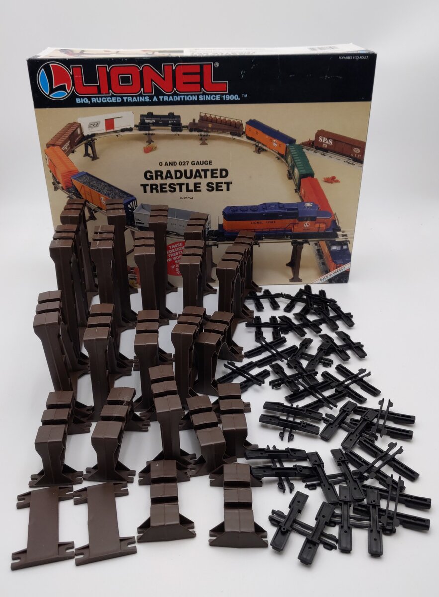 Lionel 6-12754 O & O27 Graduated Trestle Set LN/Box
