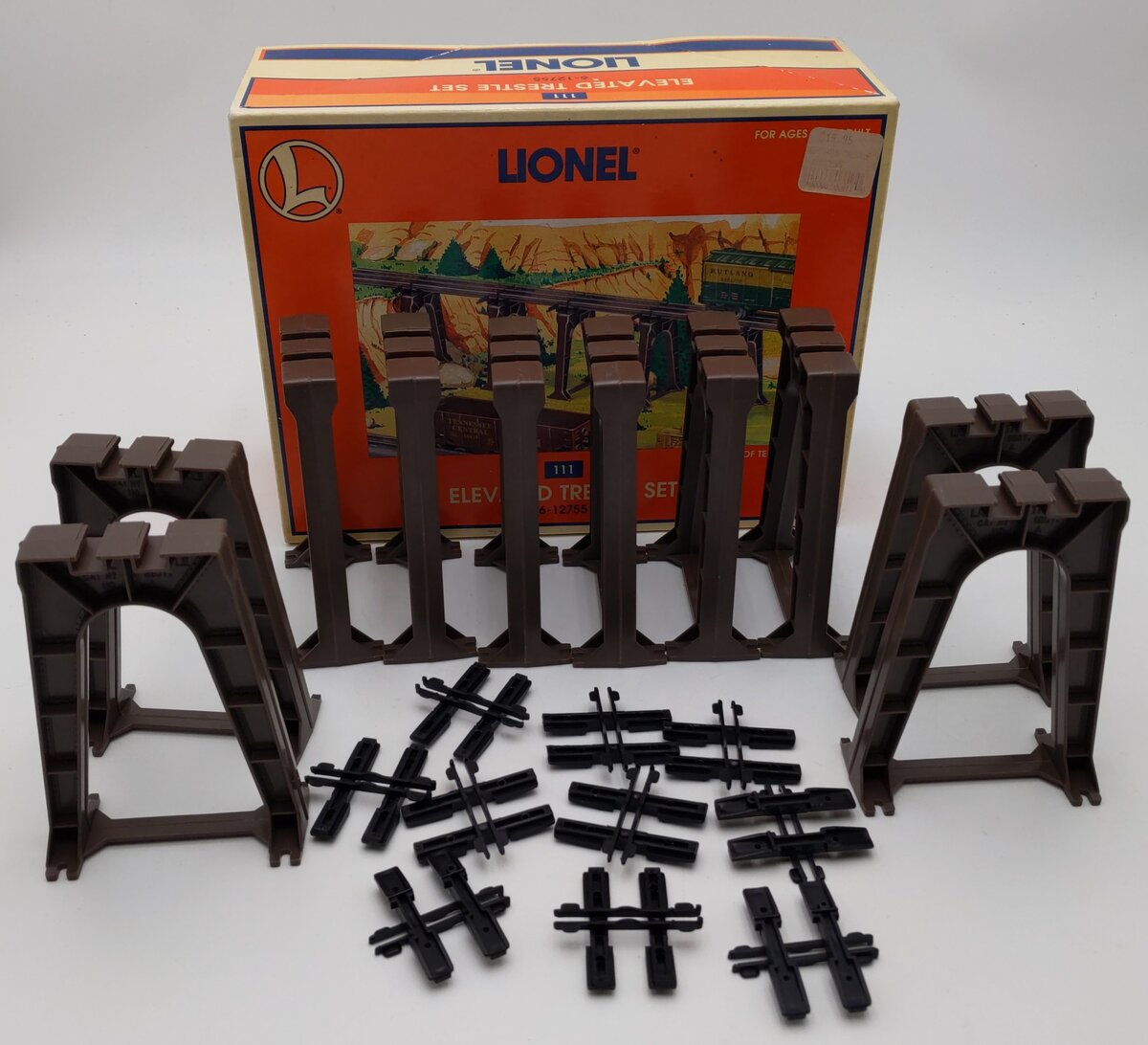 Lionel 6-12755 O Gauge Elevated Trestle Set (Set of 10) LN/Box