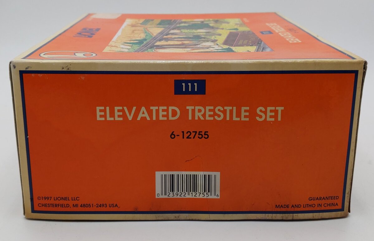 Lionel 6-12755 O Gauge Elevated Trestle Set (Set of 10) LN/Box