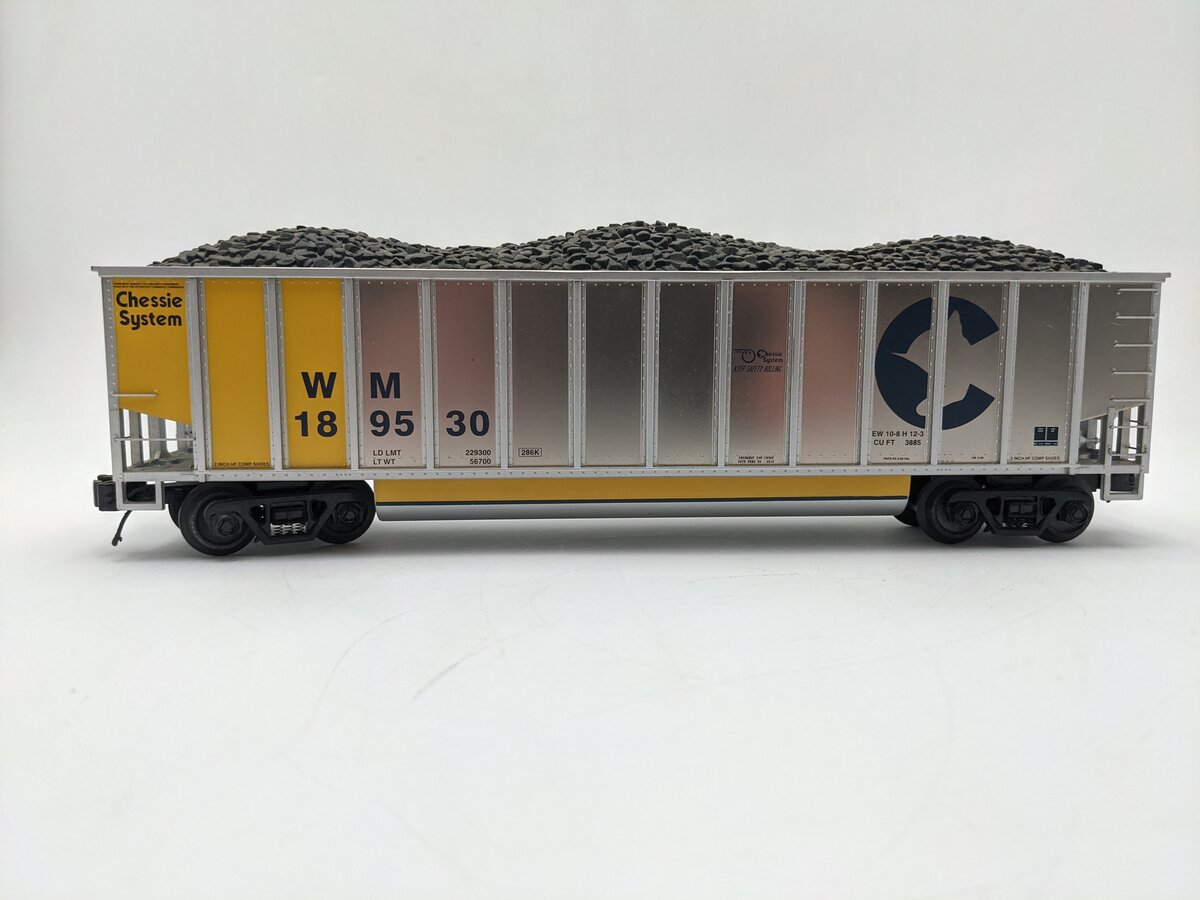 MTH 20-97910 O Scale Coalporter Hopper Car W/ Coal Load EX