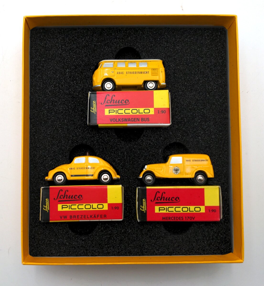 Schuco 05217 Diecast Piccolo-Set 100 Jahre ADAC NIB