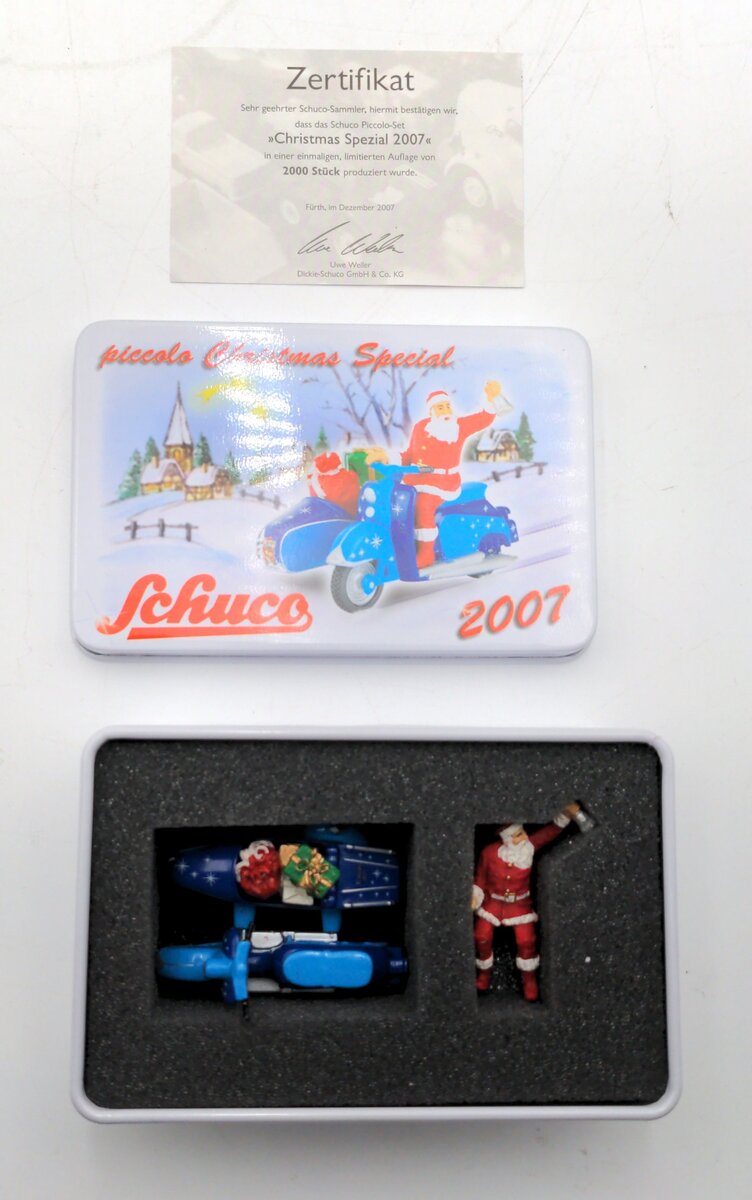 Schuco 05693 Diecast 2007 Piccolo-Set Weihnachts NIB
