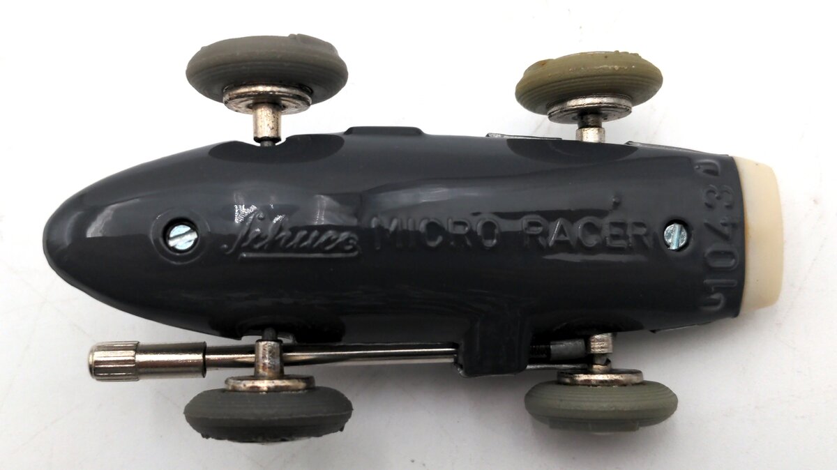 Schuco 1043 Vintage Micro Racer Diecast Wind-Up Mercedes Race Car #5 VG/Box