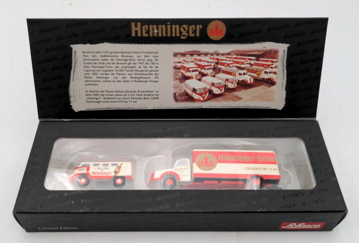 Schuco 05811 Diecast Henninger limited edition 2222 NIB