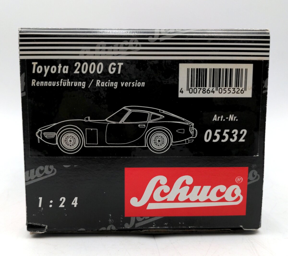 Schuco 05532 1:24 Diecast Toyota 2000 GT Racing Version NIB