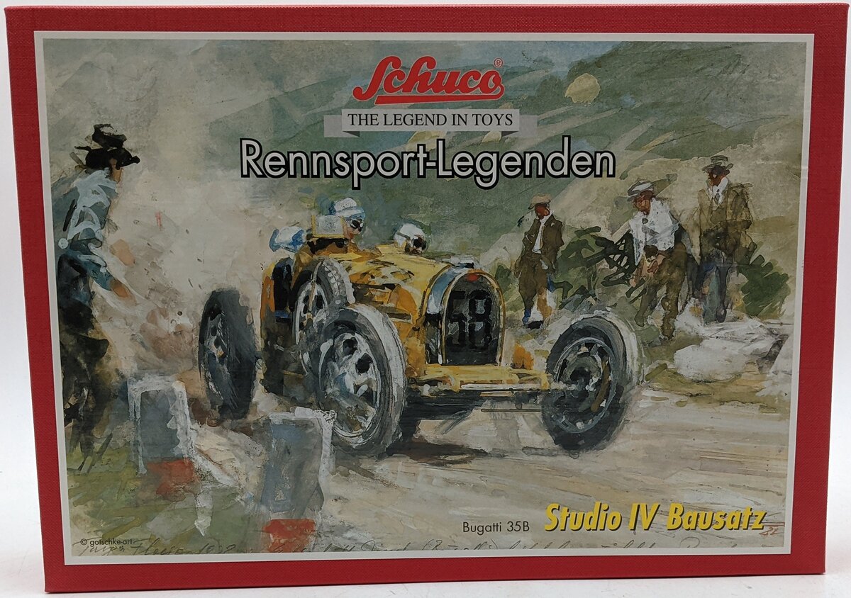 Schuco 01745 1:24 Scale Diecast Studio IV Bausatz Bugatti 35B NIB