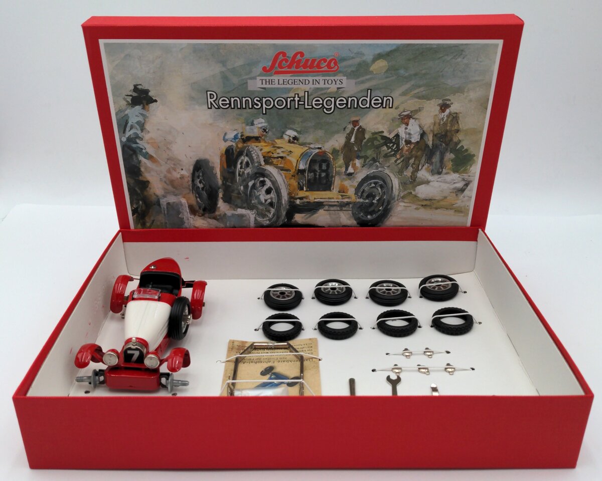 Schuco 01745 Studio IV Bausatz Bugatti 35B VG/Box