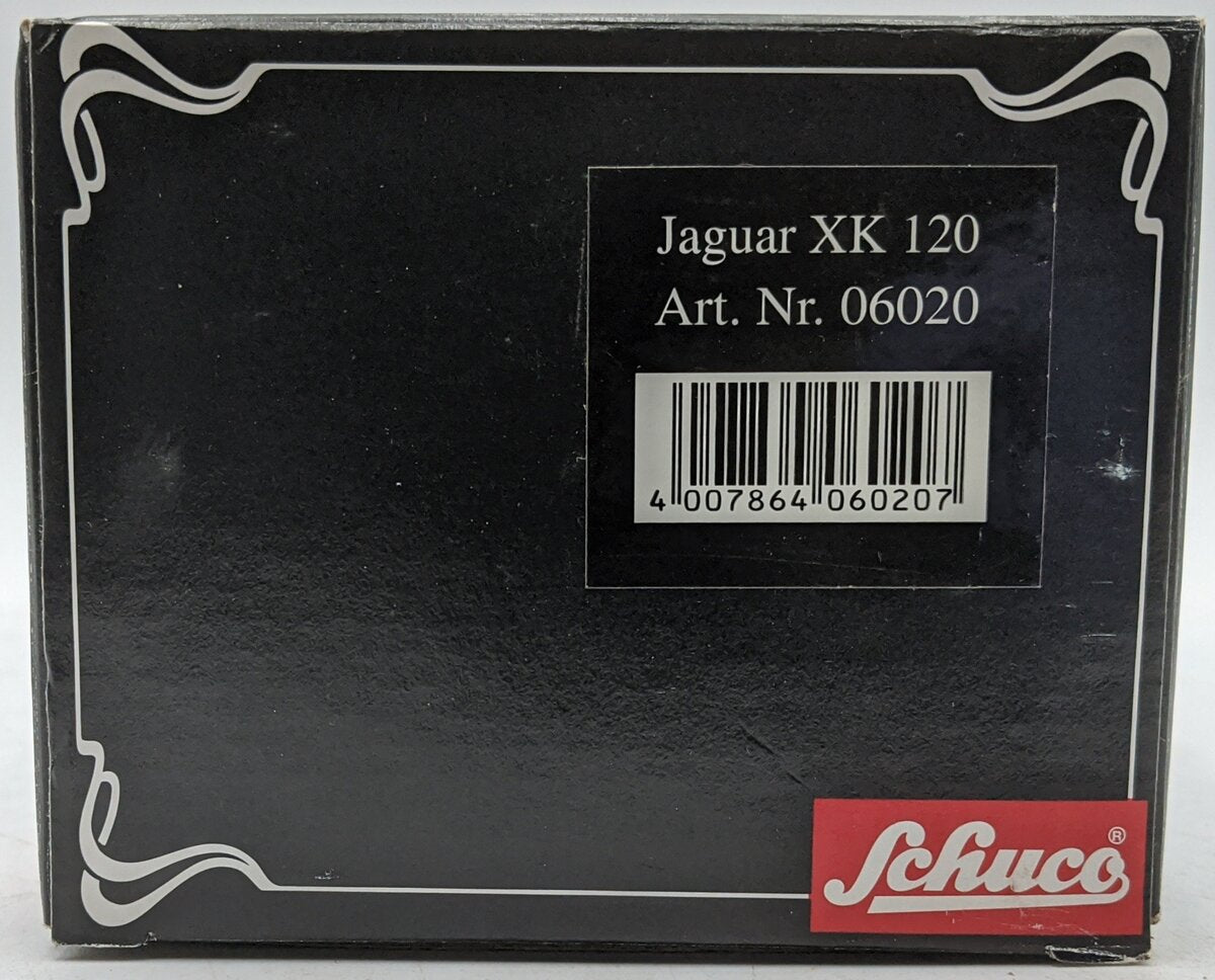 Schuco 06020 1:43 Scale Jaguar XK 120 Tinplate Windup Car #16 VG/Box