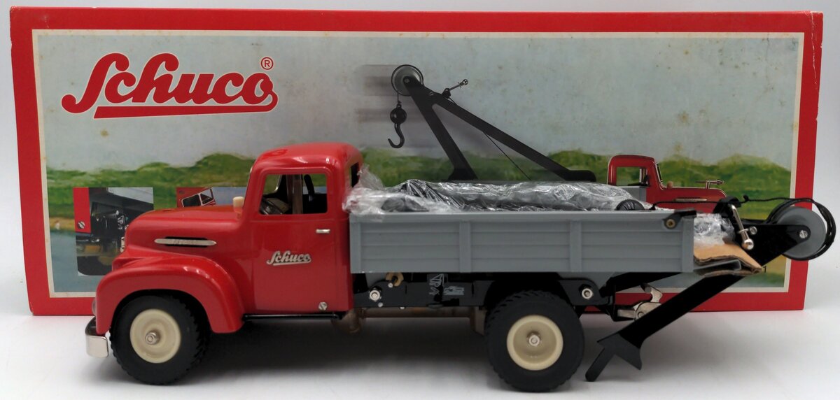 Schuco 00201 1:18 Scale Diecast Elektro-Construction-Abschleppwagen NIB