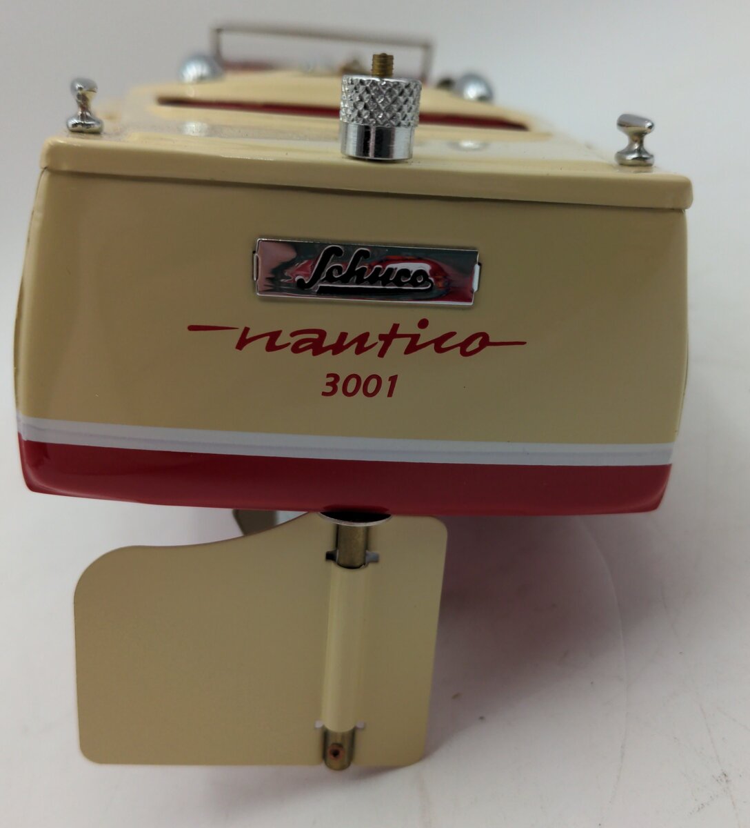 Schuco 01750 Nautico 3001 Cream Colored Wind-Up Ship EX/Box