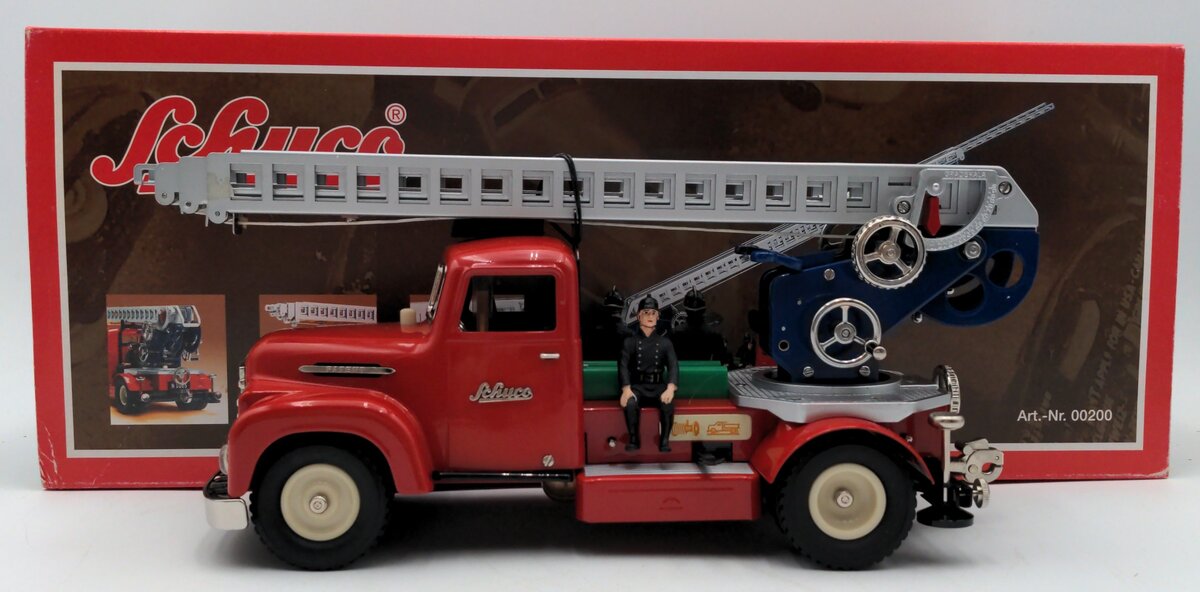 Schuco 00200 1:18 Scale Diecast Elektro-Construction-Feuerwehr NIB