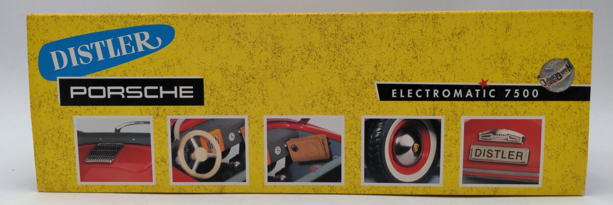 Schuco 00210 1:18 Scale Diecast Distler Porsche Electromatic 7500 NIB