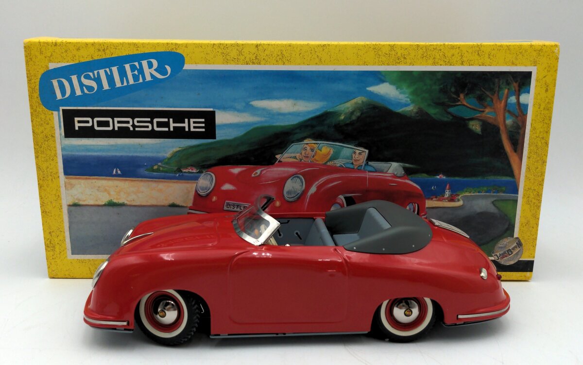 Schuco 00210 1:18 Scale Diecast Distler Porsche Electromatic 7500 NIB